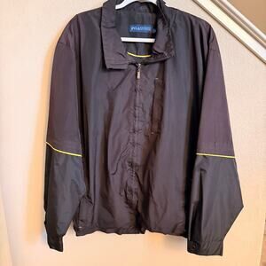 PGA Tour Sz XL Men Black Windbreaker Jacket